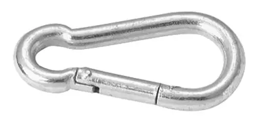 Apex T7645066 5/8" Opening X 4" Length Zinc Plated Spring Snap Link - Quantity Of 50 1