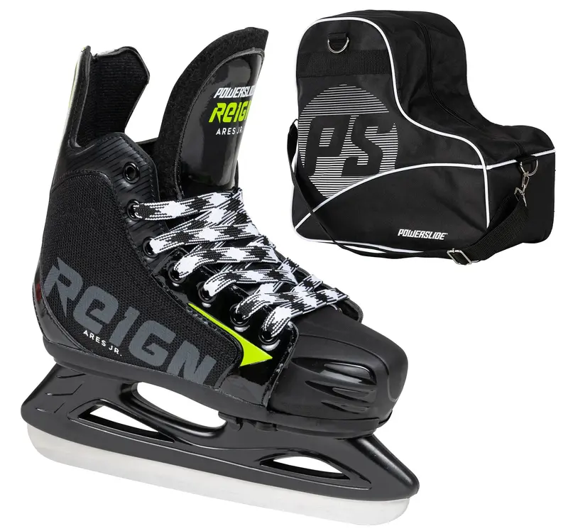 Ares Junior Adj. + Ice Skate Bag Bundle 1
