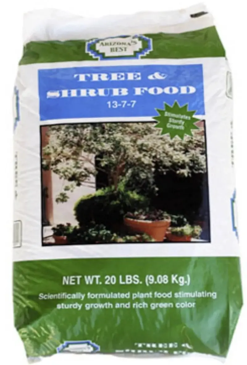 Arizona's Best Azb10081 20 Lb Bag Of 13-7-7 Tree & Shrub Food Fertilizer 1