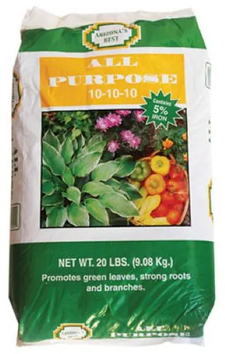 Arizona's Best Azb70422 20 Lb Bag Of All-Purpose 10-10-10 Fertilizer 1