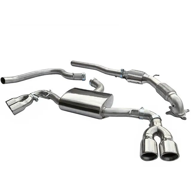 Audi Tt (Mk2) 1.8/2.0 Tfsi (2Wd) (2007-11) Turbo Back Performance Exhaust 1