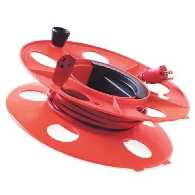 Bayco Kw-130 13" Heavy Duty Orange Extension Cord Storage Reel - Quantity Of 4 1
