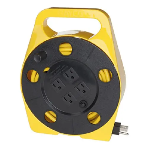 Bayco Sl-755 25 Foot / 4 Outlet Extension Cord Reel - Quantity Of 4 1