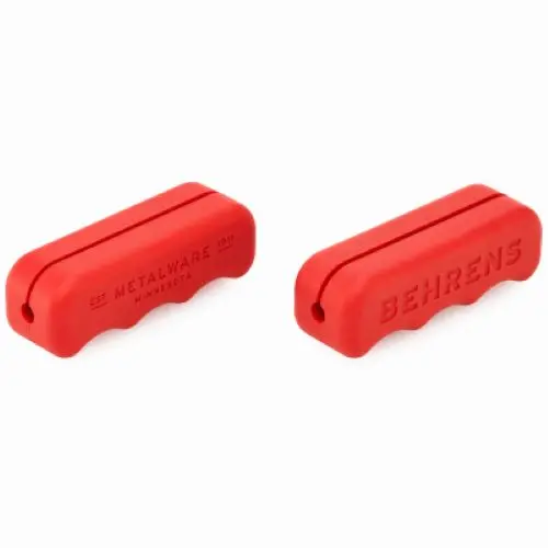 Behrens S21sg3r 2-Count Pack Of Red Silicone Small Hand Saver Grips For Metal Tubs & Cans 1