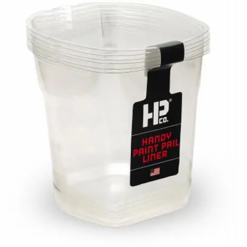 Bercom 2520-Ct 6-Pack Of Clear Handy Paint Pail Liners - Quantity Of 3 1
