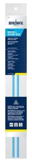 Bernzomatic Ns3 2-Count Pack Of Nickel Silver Flux Coated Brazing & Welding Rods 1