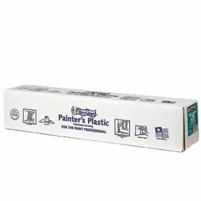 Berry B0420 20' X 100' 4 Mil Black Polyethylene Construction Plastic Sheeting 1