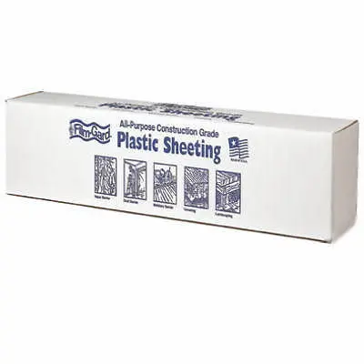 Berry B0616 16' X 100' 6 Mil Black Polyethylene Construction Plastic Sheeting 1