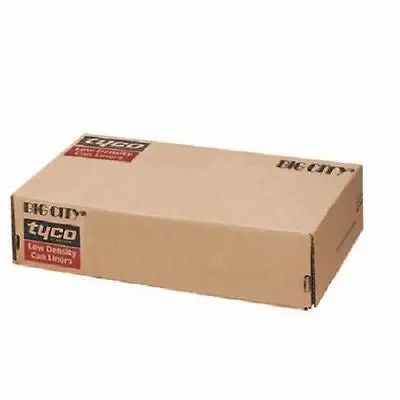 Berry Plastic 742247 100 Count 60 Gallon 1.7 Mil Black Trash Garbage Bags Liners 1