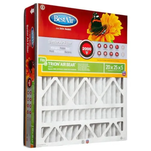 Best Air Ab2025-11R 20" X 25" Air Bear Merv 11 Furnace Air Filters 1
