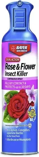 Bioadvanced 701330A 15 Oz Can Of Dual Action 30 Day Rose & Flower Insect Control Spray 1
