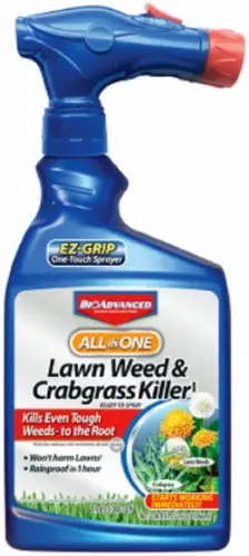 Bioadvanced 704080A 32 Oz Hose End All In 1 Lawn Weed & Crabgrass Killer Spray - Quantity Of 4 1