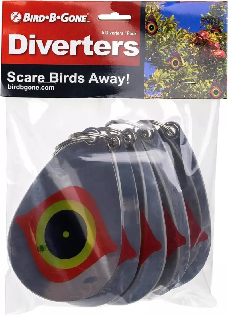 Bird B Gone Mmsed-5 5- Count Pack Of Scared-Eye Hanging Bird Scare Diverters 1