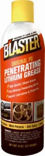 Blaster Gr-8A-Pb 8 Oz Can Of Pb Infused Penetrating Lithium Grease - Quantity Of 18 1