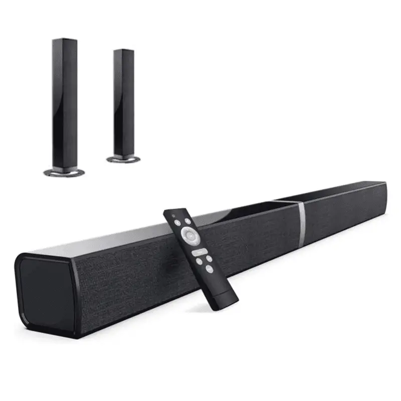 Bluetooth Sound Bar For Tv, 50W Sound Bar With 4 Drivers And Remote Control, Home Audio Tv Speakers Sound Bar With Arc/Optical/Aux Connect 1