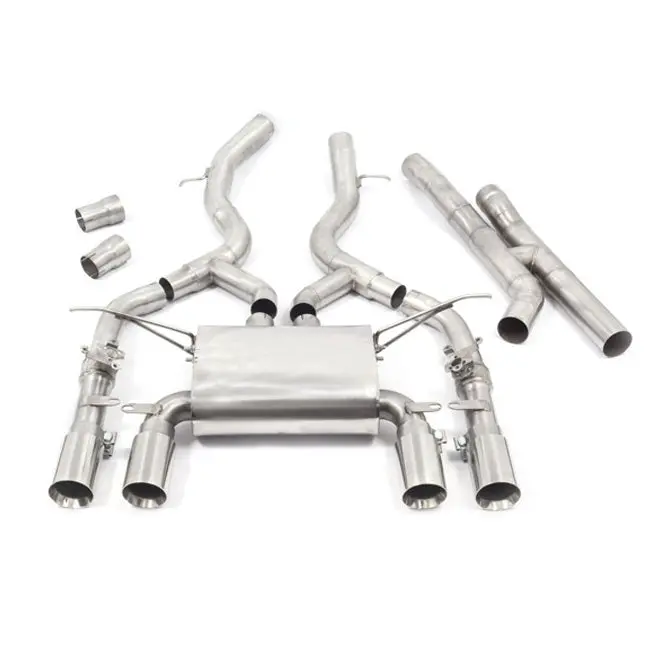 Bmw M3 (F80) 3" Valved Secondary Cat Back Performance Exhaust 1