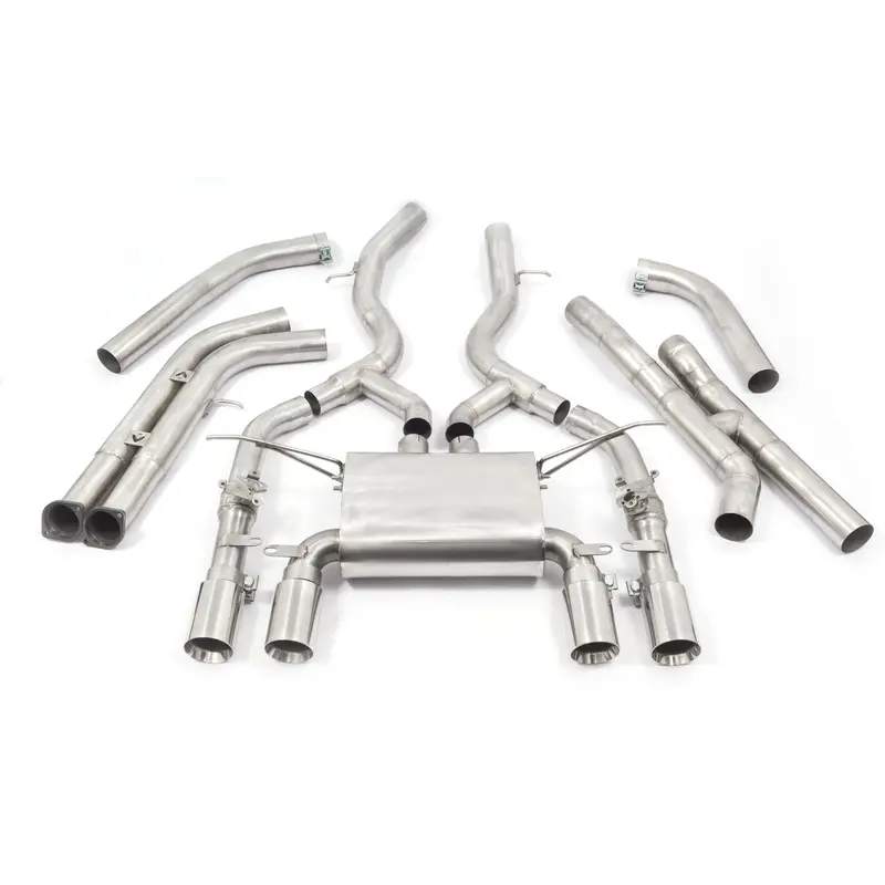 Bmw M4 (F82) Coupe 3" Valved Primary Cat Back Performance Exhaust 1