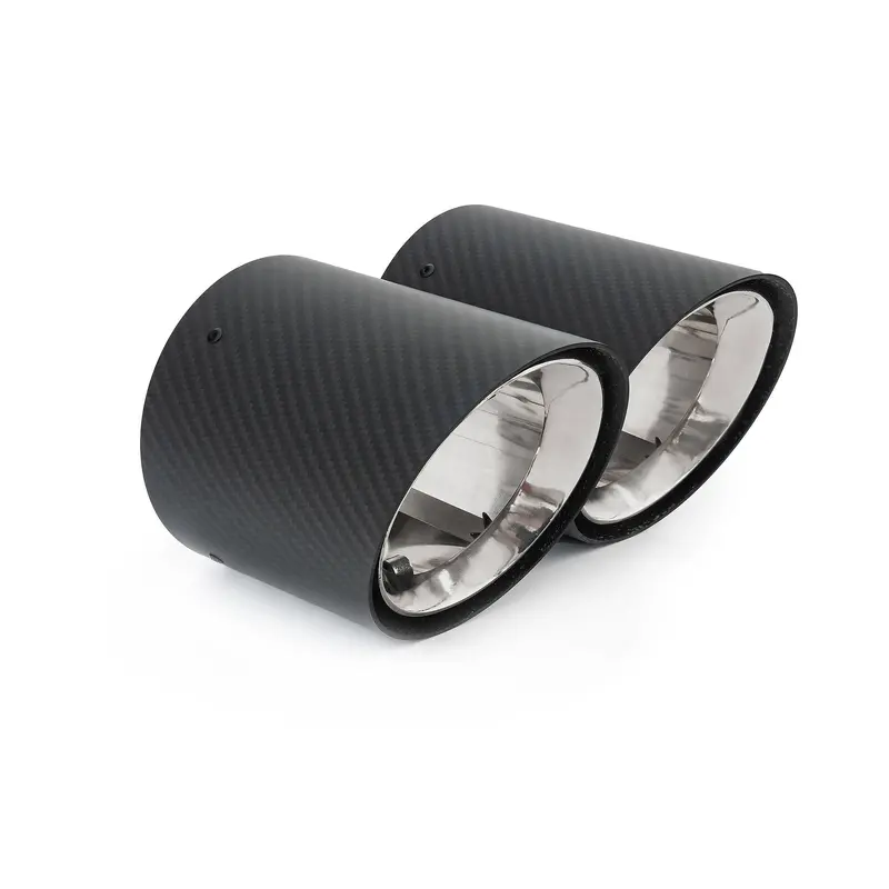 Bmw X2 M35i Xdrive (F39) Oem Style M Performance Tips - Carbon Fibre Larger 4.5" Slip-On Replacement Tailpipes 1