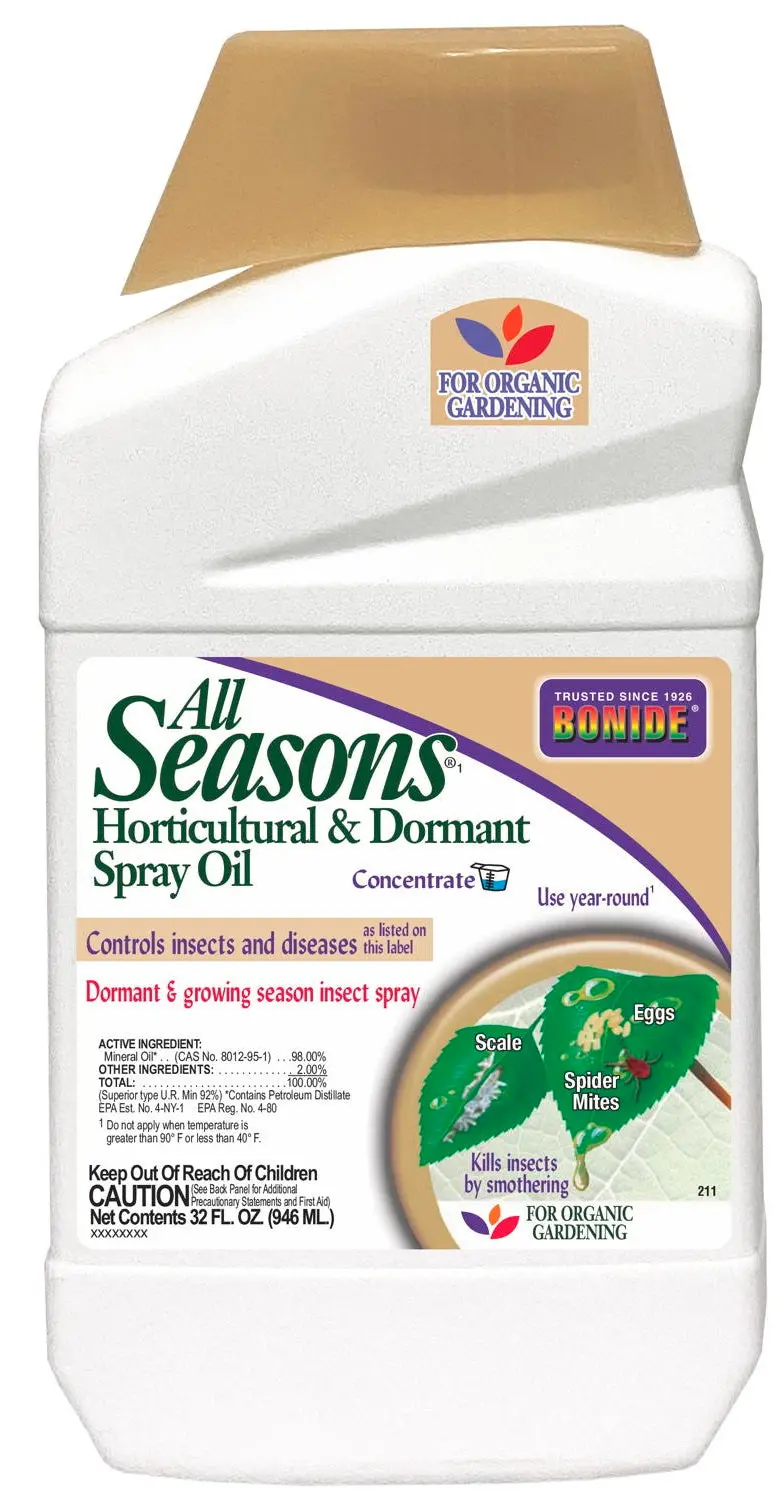 Bonide 2116 32 Oz Bottle Of Concentrate All Seasons Horticultural Dormant Insecticide Spray Oil 1