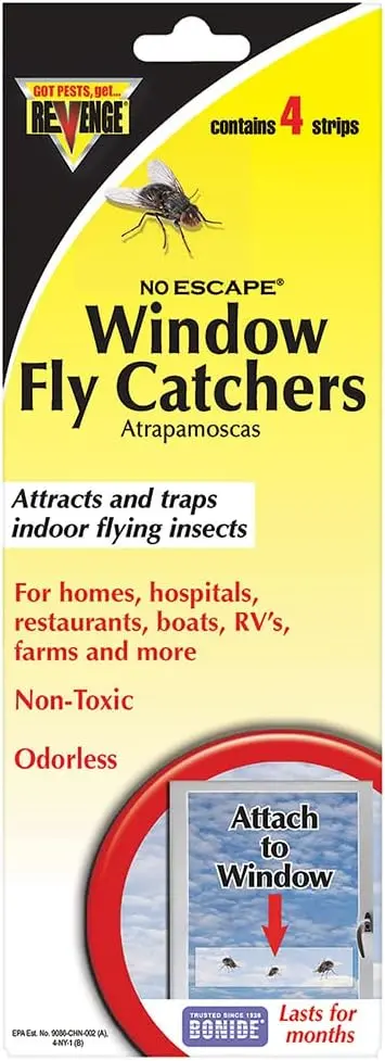 Bonide 46200 4-Pack Of Revenge No Escape Fly Catchers 1