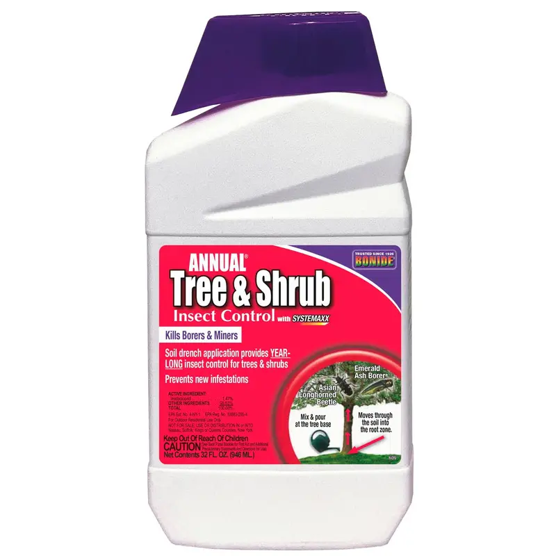 Bonide 609 32 Oz Bottle Of Concentrate Systemic Annual Tree & Shrub Insect Control Concentrate 1