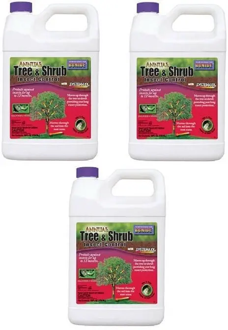 Bonide # 611 Gallon Annual Tree & Shrub Liquid Systemic Insect Control - Quantity Of 3 Bottles 1