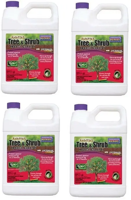 Bonide # 611 Gallon Annual Tree & Shrub Liquid Systemic Insect Control - Quantity Of 4 Bottles 1