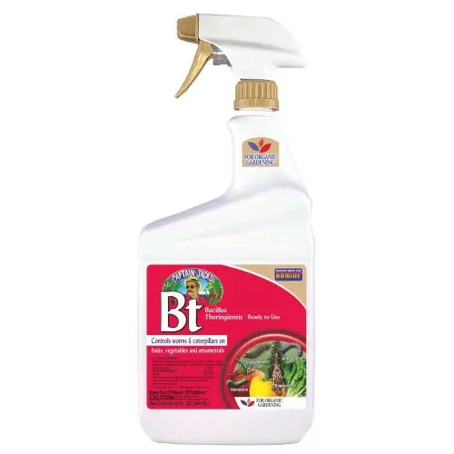 Bonide 8066 32 Oz Spray Bottle Of Captain Jack's Ready To Use Thuricide Bt Insect Control Spray 1