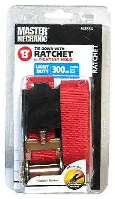 Boxer Mm46 1" X 13' Ld Ratchet Tie Down Straps - Quantity Of 3 1