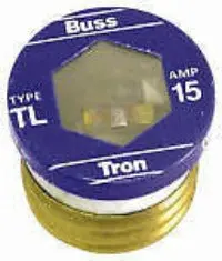 Buss Tl-15Pk4  4Pk 15A Time Delay Type Tl Plug Fuses - Quantity Of 12 1