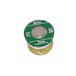Buss Tl-30Pk4  4Pk 30A Time Delay Type Tl Plug Fuses - Quantity Of 12 1