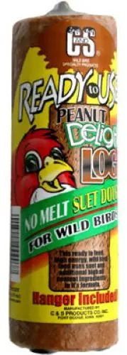 C & S 100214275 16 Oz Ready To Use Peanut Log Wild Bird Food 1