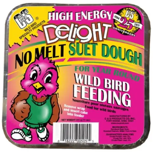 C & S 100214297 11 Oz High Energy Delight No Melt Suet Dough Wild Bird Food 1