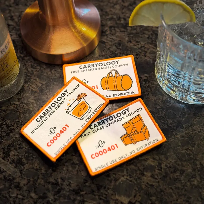 Carryology Airline Coupon Patches 1