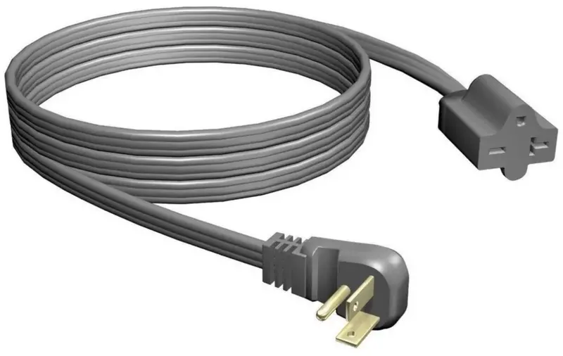 Coleman Cable 03537 250V Spt-3 6-20 Gray 20A 9' Foot Appliance Extension Cord 1