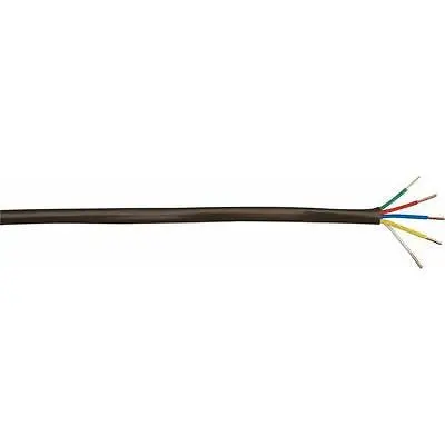 Coleman Cable 55305-04-07 250' 18/5 Brown Vinyl Jacketed Solid Thermostat Wire 1