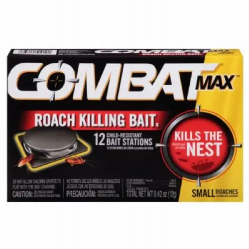 Combat Max 51910 12-Count Pack Of Quick Roach Bait Pest Control 1