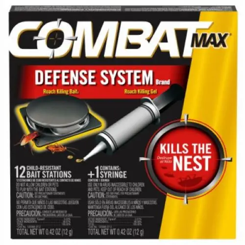 Combat Max 51962 12-Count Pack Of Superbait Roach Pest Control Baits 1