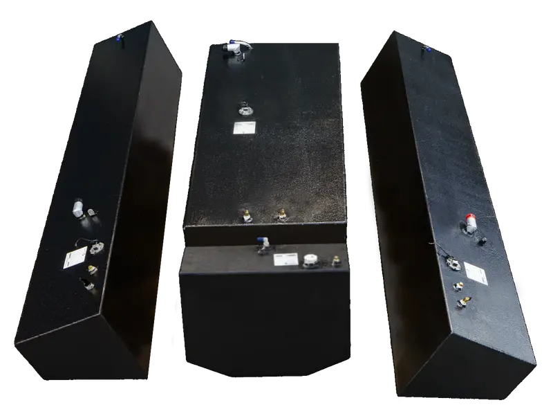 Contender 31' - 3 Fuel Tank Combo Kit #1 - 1 Large Belly (128 Gal.) & 2 Standard Saddle Tanks (85 Gal.) & 1 Water Tank (21.26 Gal.) | Oem Replacement 1