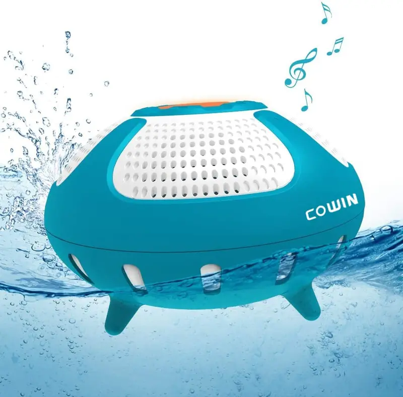 Cowin Smile Ipx7 Waterproof Floating Bluetooth Speaker 1