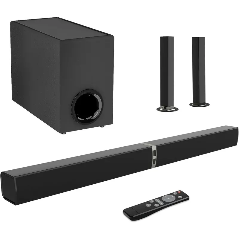 Cowin Sound Bar For Smart Tv, 120W Sound Bar With Subwoofer, Bluetooth 5.0 Soundbar And Deep Bass, 2 In 1 Separable Bluetooth Soundbar Home Theater Speaker 1