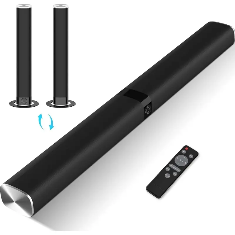 Cowin Sound Bar For Tv 2 In 1 Separable Bluetooth Soundbar Home Theater Speakers With Arc/Optical/Aux Connect 1