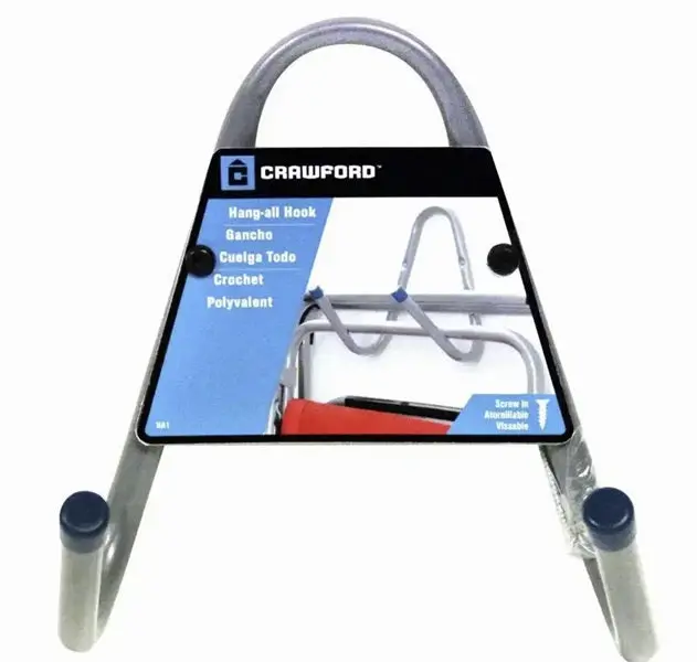 Crawford Ha1 Steel Hang All Garage Wall U-Shaped Storage Bracket Hook 1