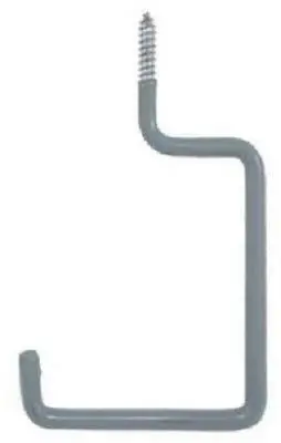 Crawford Ss17-25 Vinyl Coated Steel Screw In Utility Storage Hanging Hooks - Quantity Of 30 1