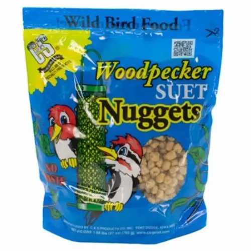 C&S 06109 27 Oz Woodpecker Suet Nuggets Wild Bird Food 1