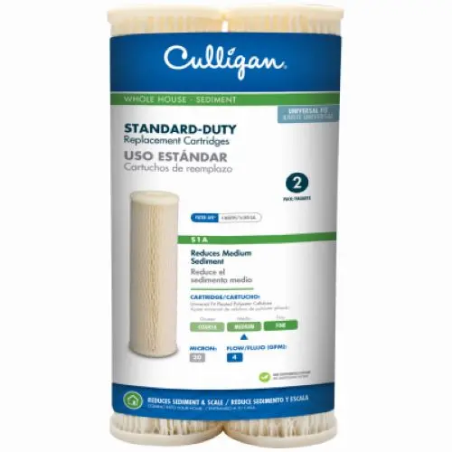 Culligan S1a-D 2-Count Pack Of Whole House Sediment Water Filter Cartridges 1