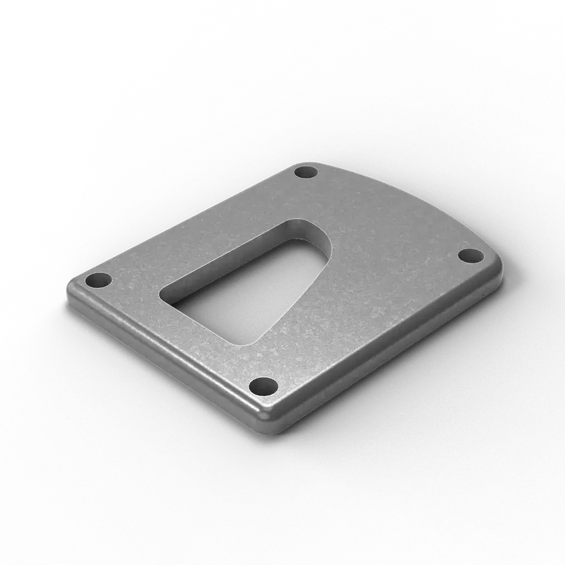 D-3 3" X 2" X 3/8" D-Pipe Grommet Pad - Right-Hand | Aluminum D-Pipe 1