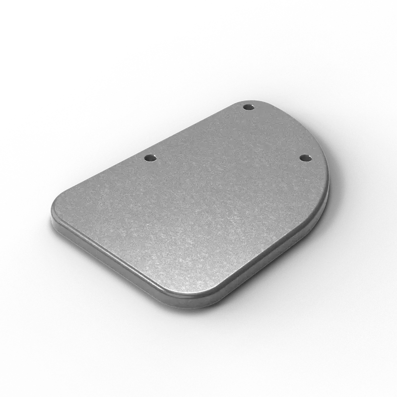 D-5 8" X 5.5" Grommet Mounting Pad - Right-Hand | Aluminum D-Pipe 1