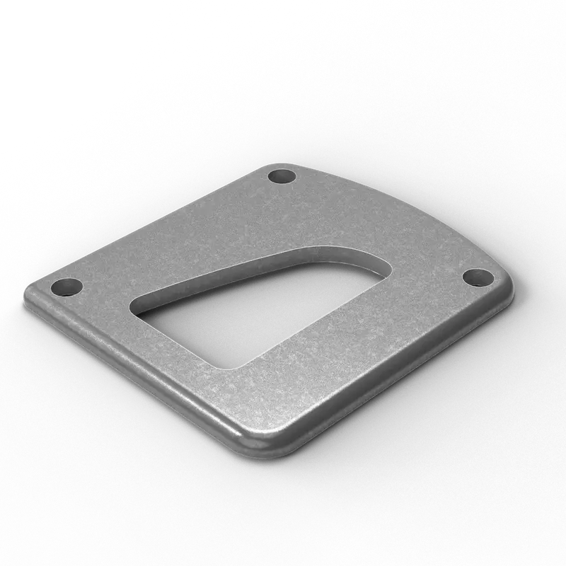 D3 - 3" X 2" X 3/8" D-Pipe Grommet Pad - Left Side 1