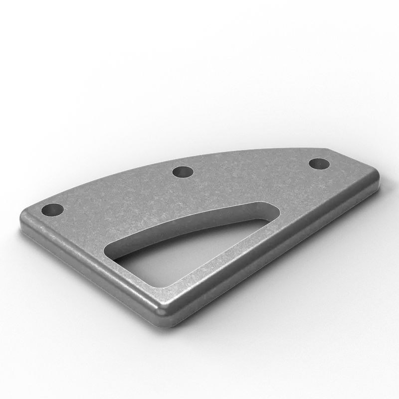 D3 - 3" X 2" X 3/8" In D-Pipe Grommet Pad - Left Side 1